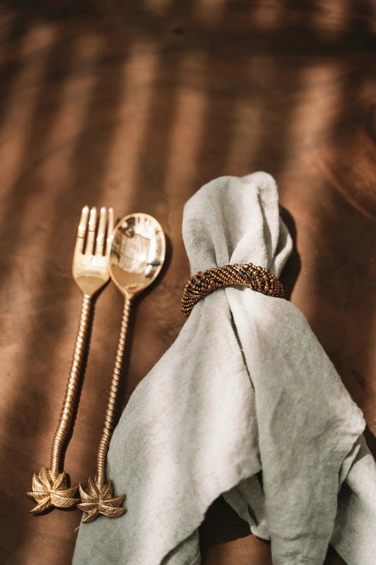 La Fourchette à Salade Palmier - Or