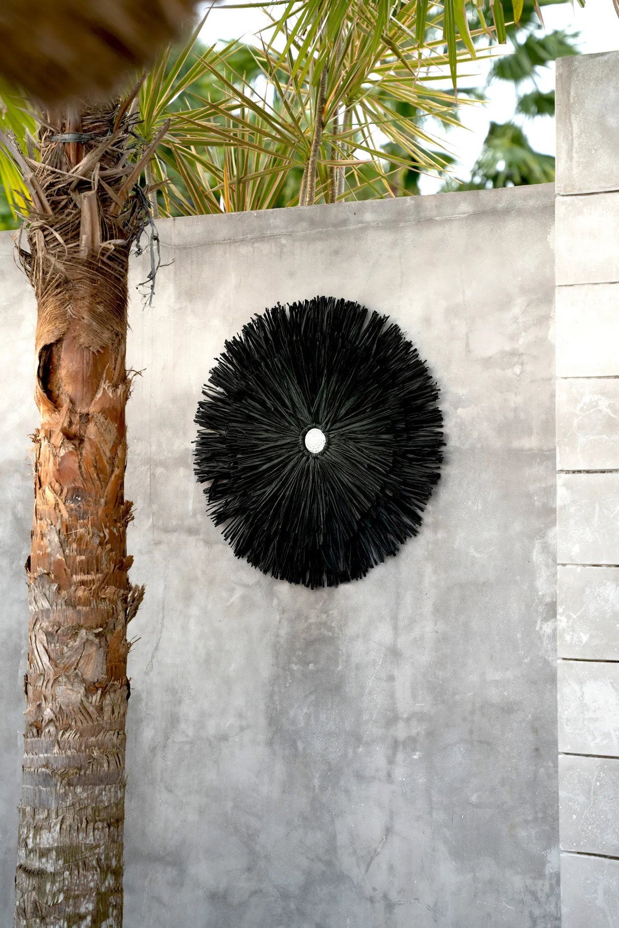 La Décoration Murale Raphia Juju - Noir