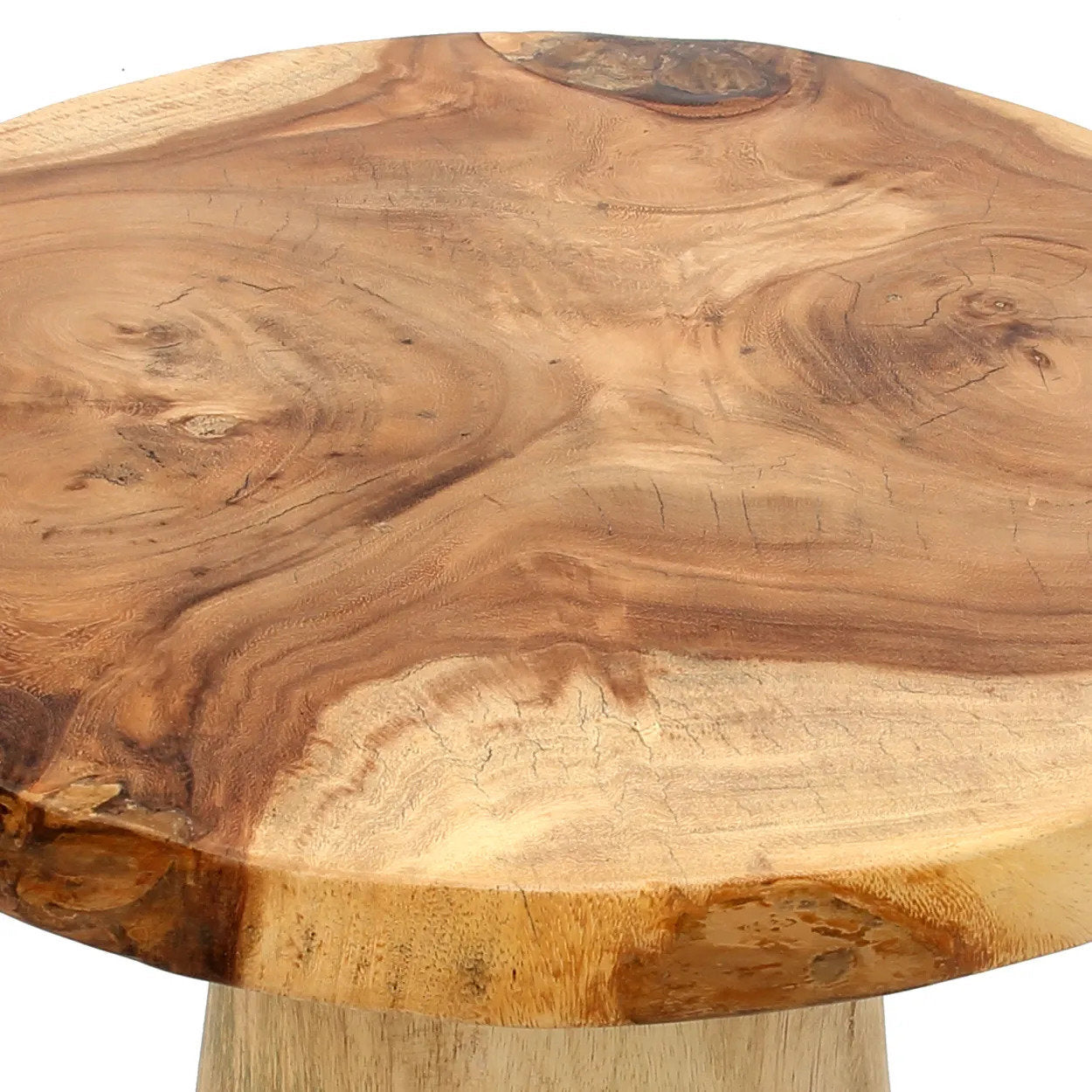La Table d'appoint Conique en Bois - Naturel - 50