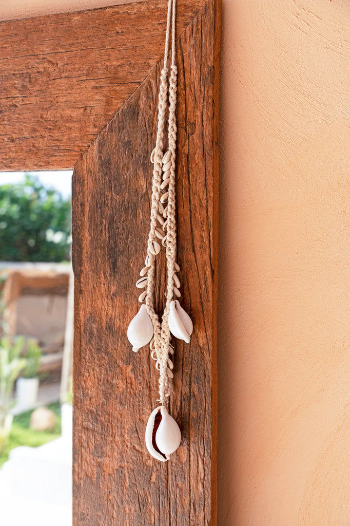 Le Collier Big White Cowrie - Blanc