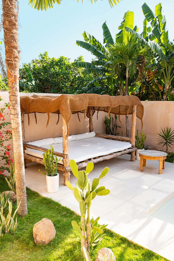 Voile d'ombrage le Coco Shade Rectangulaire - Naturel - 400x300