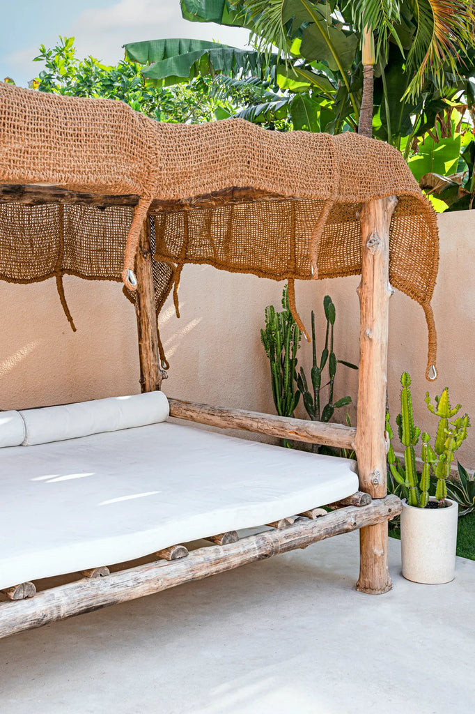 Voile d'ombrage le Coco Shade Rectangulaire - Naturel - 400x300
