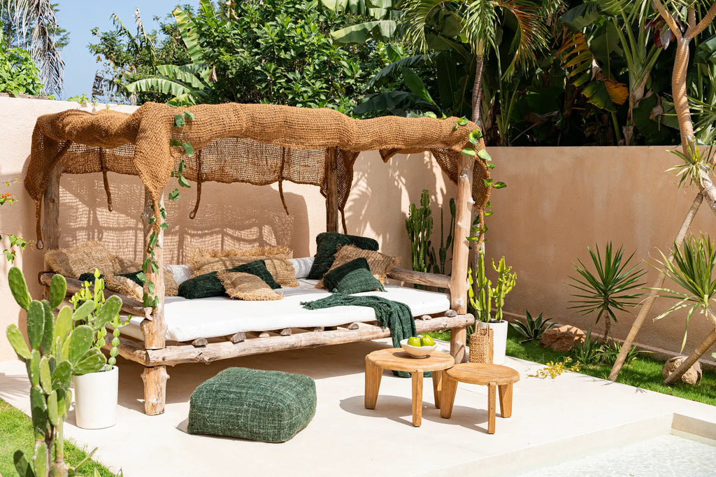 Voile d'ombrage le Coco Shade Rectangulaire - Naturel - 400x300