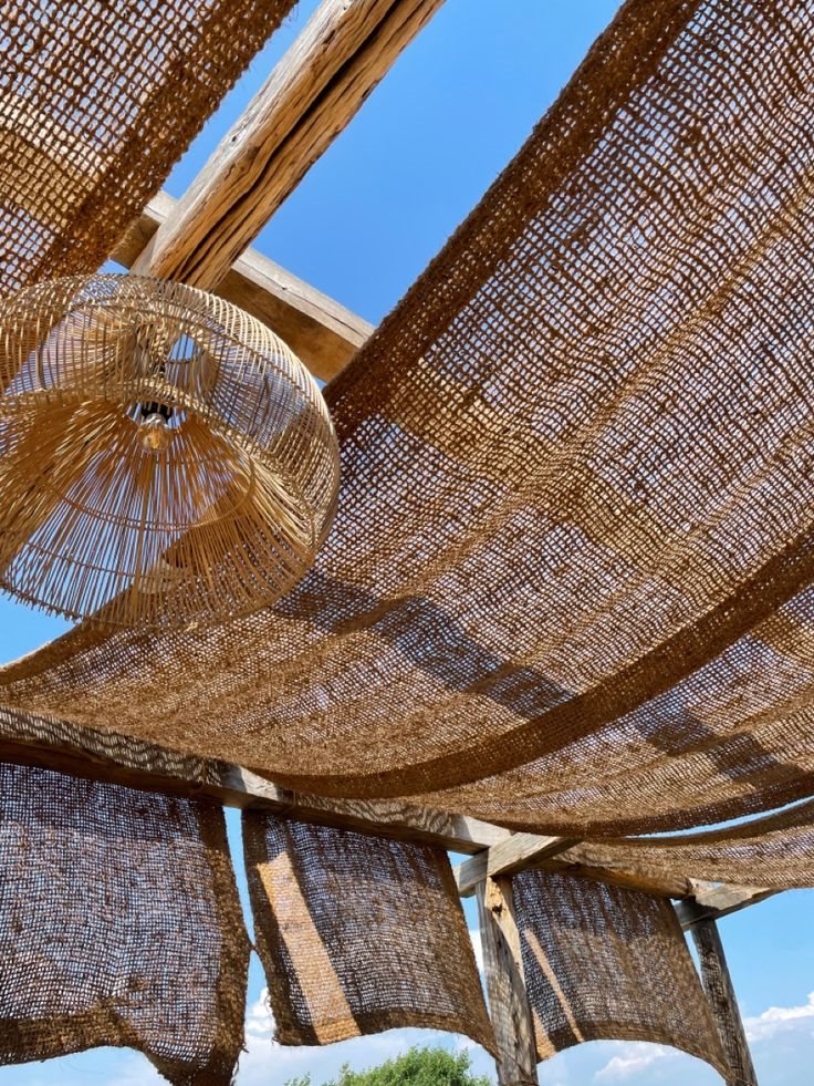 Voile d'ombrage le Coco Shade Rectangulaire - Naturel - 400x300