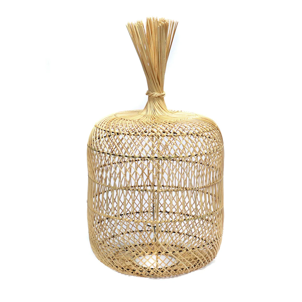 Suspension et Lampadaire The Dumpling - Naturel - L