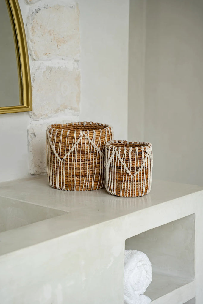 Le Panier Macra-mazing - Naturel Blanc - S
