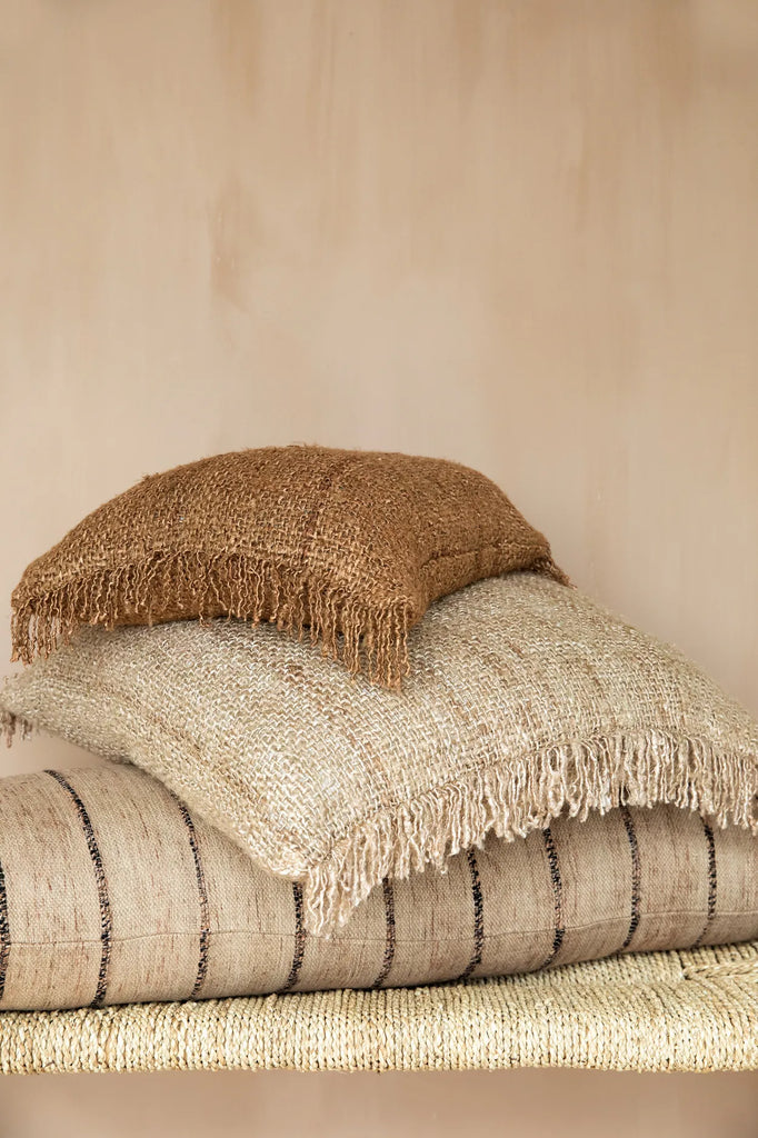 Housse de Coussin Oh My Gee - Beige Noir - 35x100