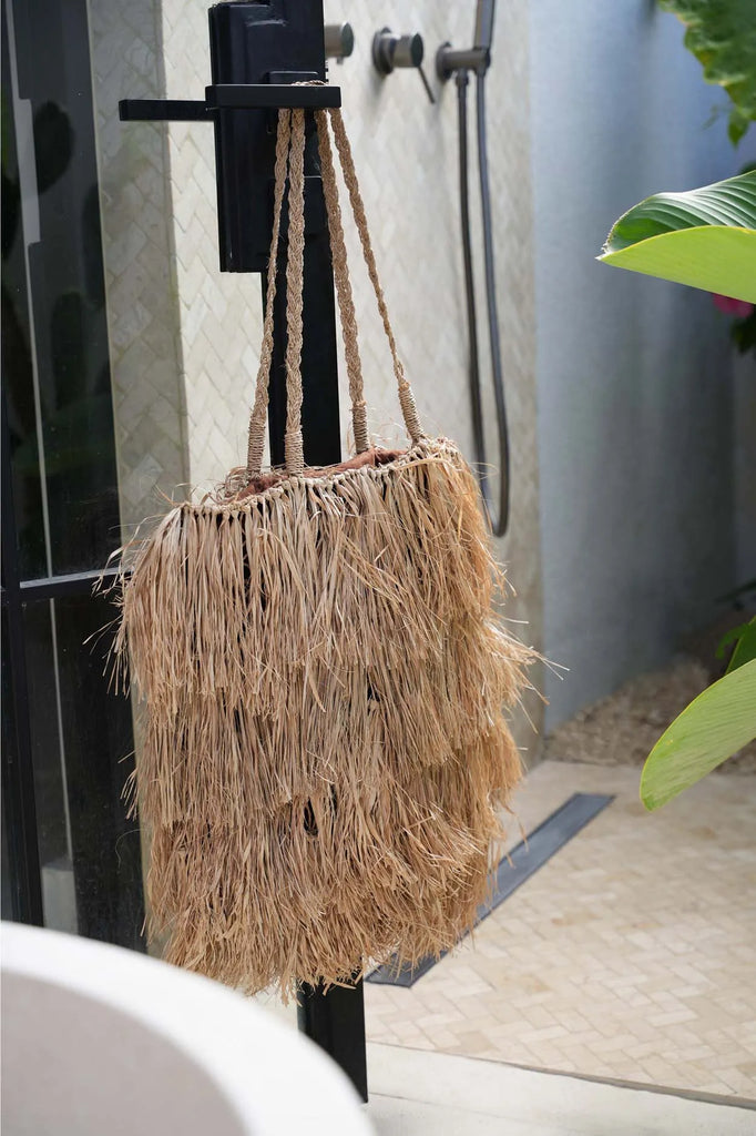 Le sac Fourre-tout Raffia Bahamas - Naturel