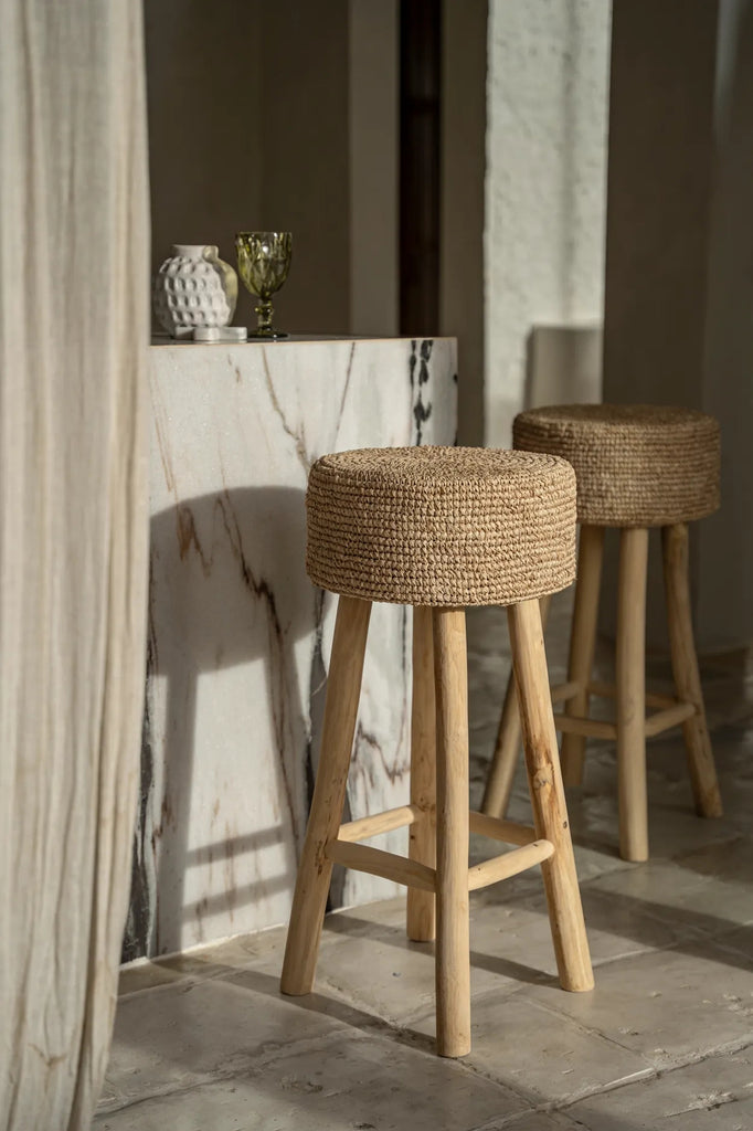 Le Tabouret De Bar Raffia