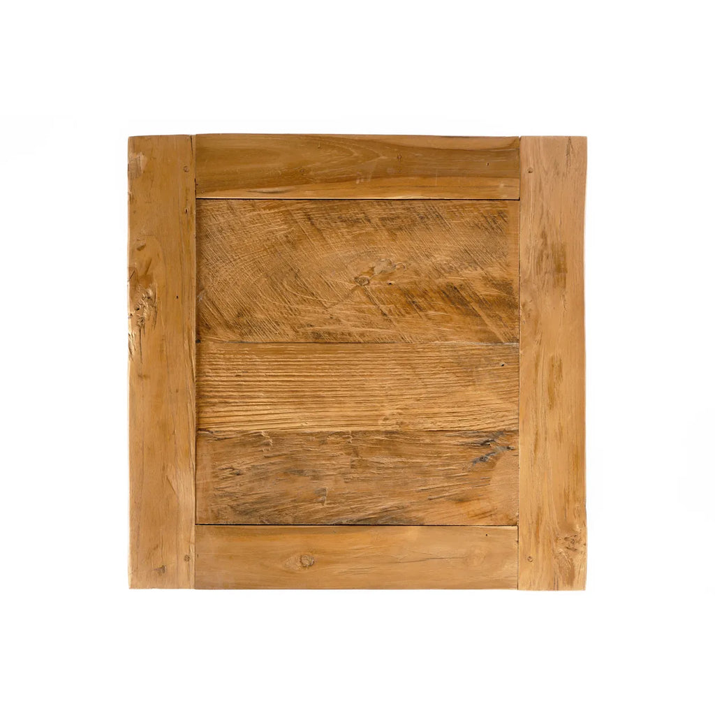 La table d'appoint en teck récupéré - Naturel