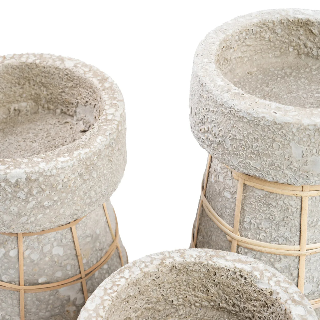 Le Bougeoir Serene - Gris Béton Naturel - S