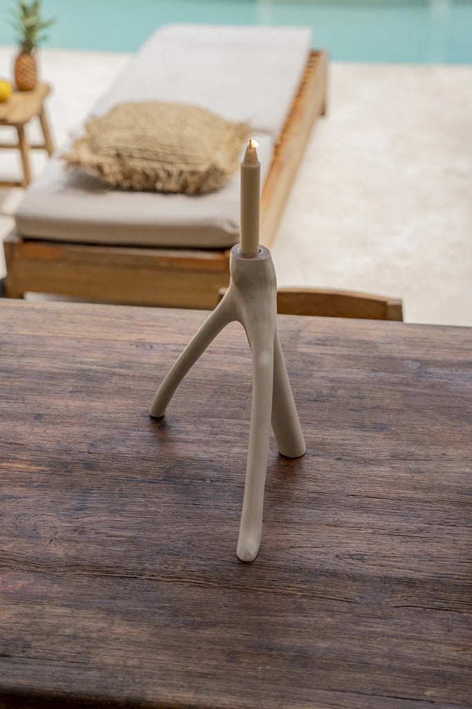 Le Bougeoir Triple Twig - Blanc