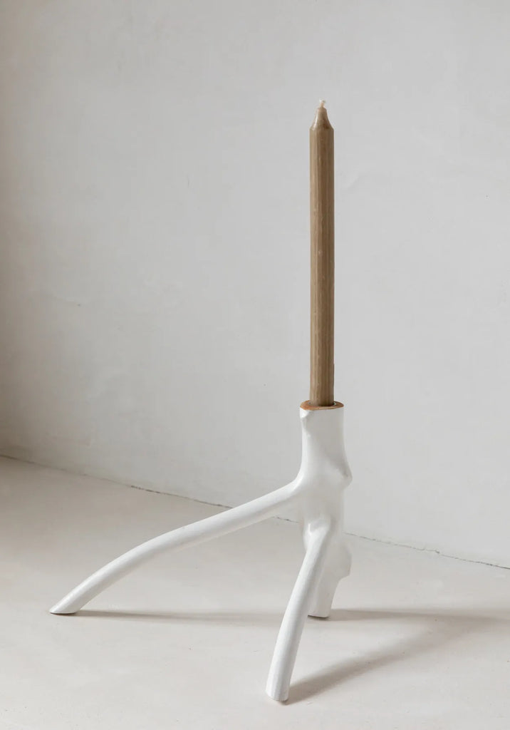 Le Bougeoir Triple Twig - Blanc
