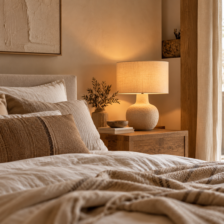 Luminaires – Chambre naturelle