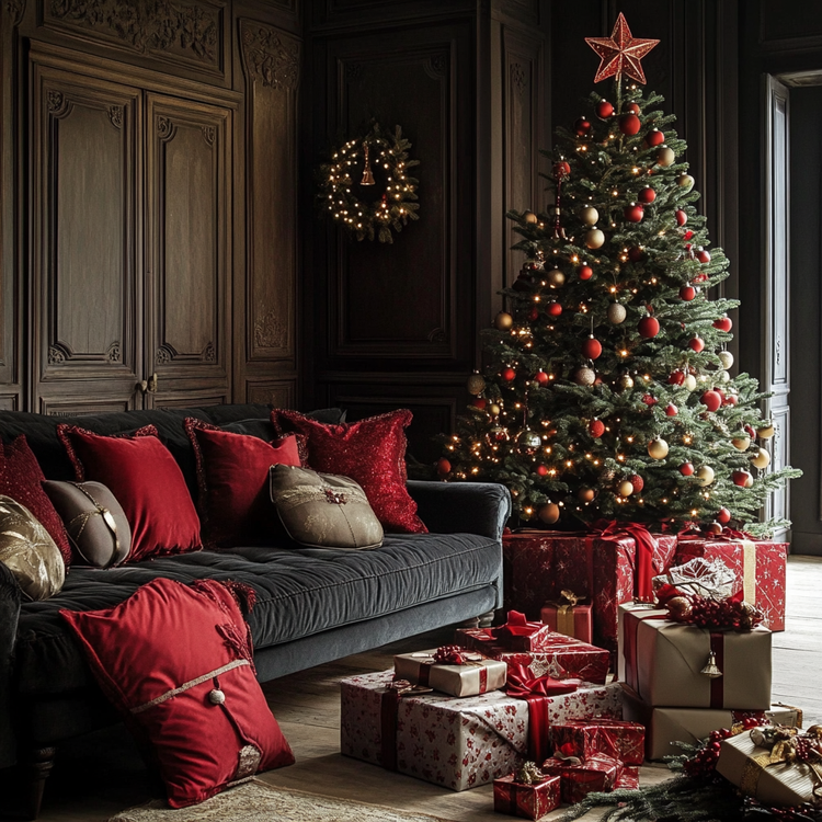 Noël traditionnel – Rouge & Or