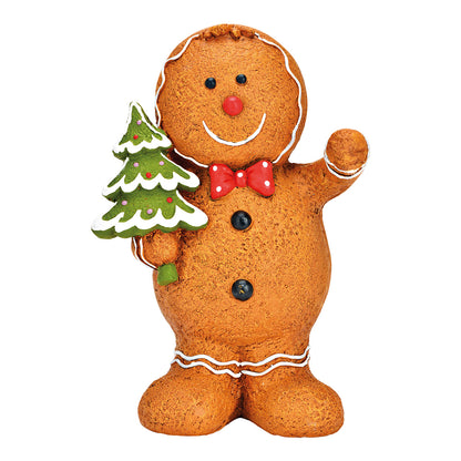 Figurine en pain d’épice avec sapin – 22 cm