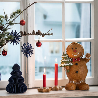 Figurine en pain d’épice avec sapin – 22 cm