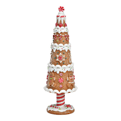Décoration de sapin en pain d’épices – 25 cm