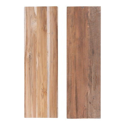 Banc Barcelone en teck naturel – 90 × 25 × 45 cm