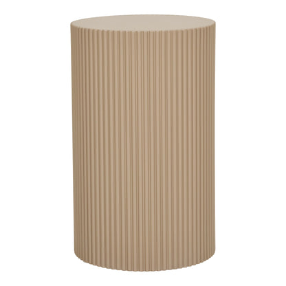 Farense - Table d'appoint, gris beige ø30x50 cm