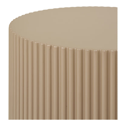 Farense - Table d'appoint, gris beige ø30x50 cm