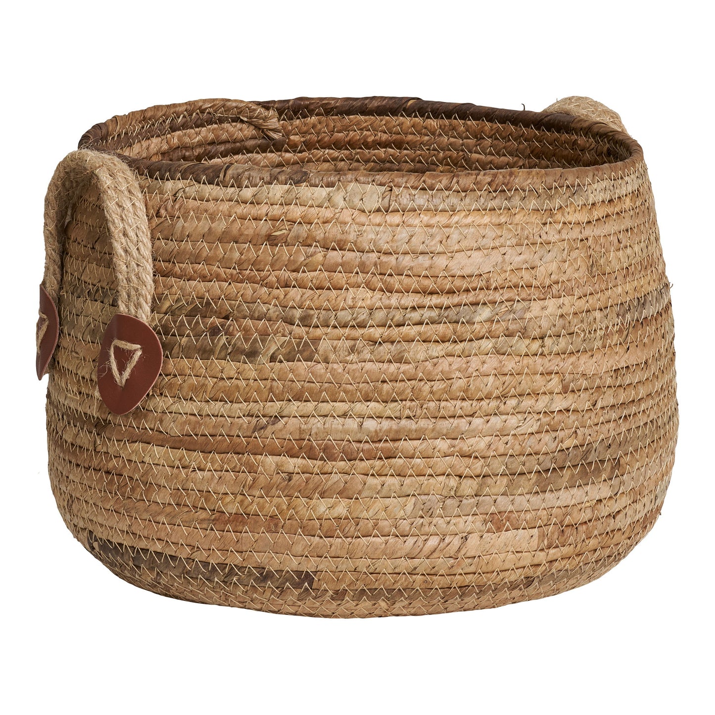 Paniers Aosta en feuille de bananier naturelle – Lot de 2