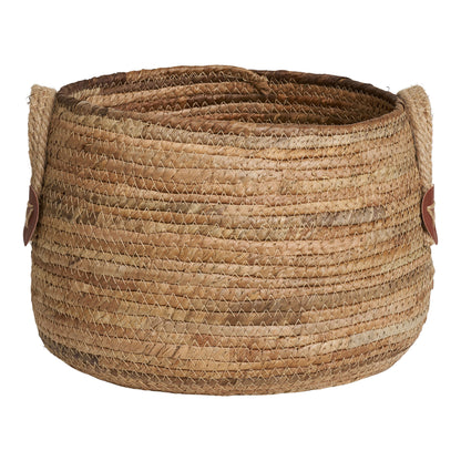 Paniers Aosta en feuille de bananier naturelle – Lot de 2
