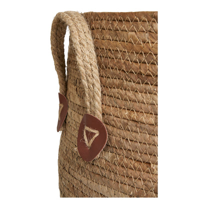 Paniers Aosta en feuille de bananier naturelle – Lot de 2