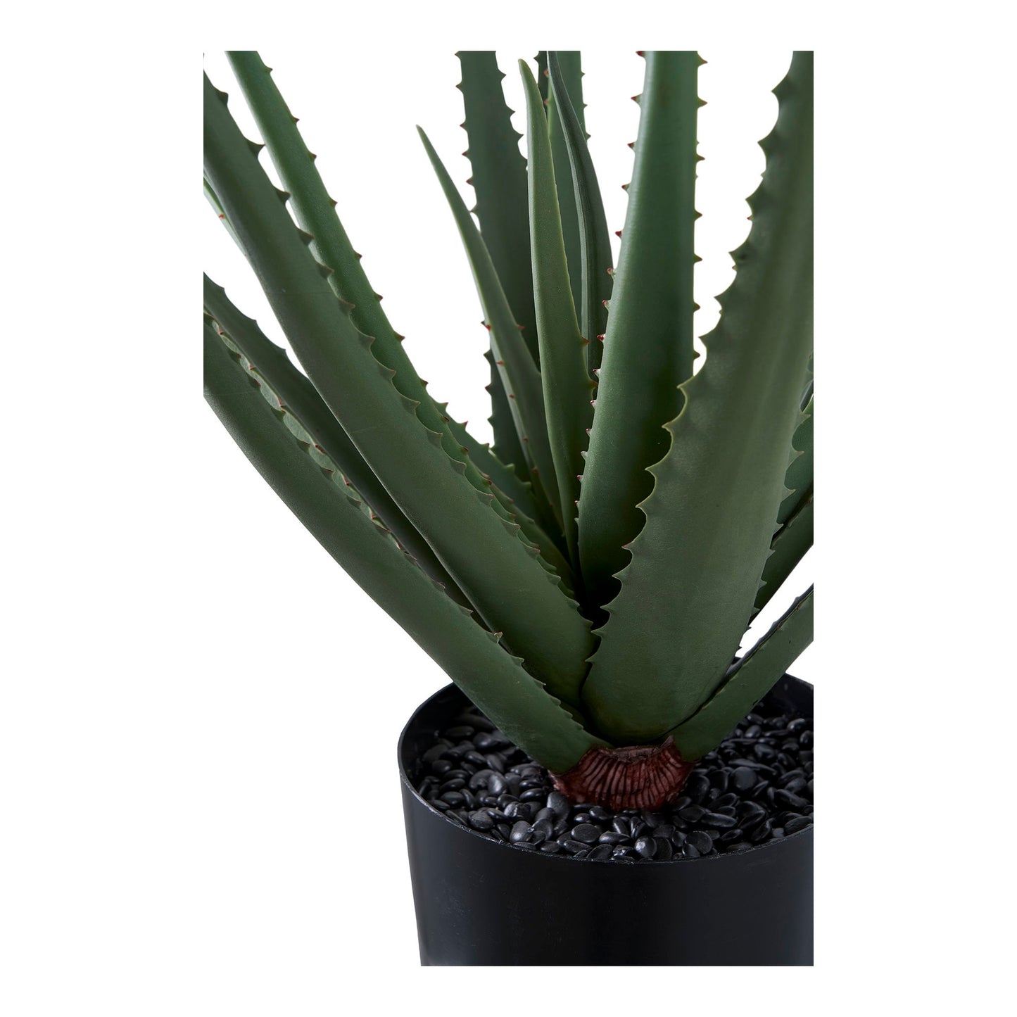 Aloe Vera artificielle verte en pot – plante décorative Ht 51 cm