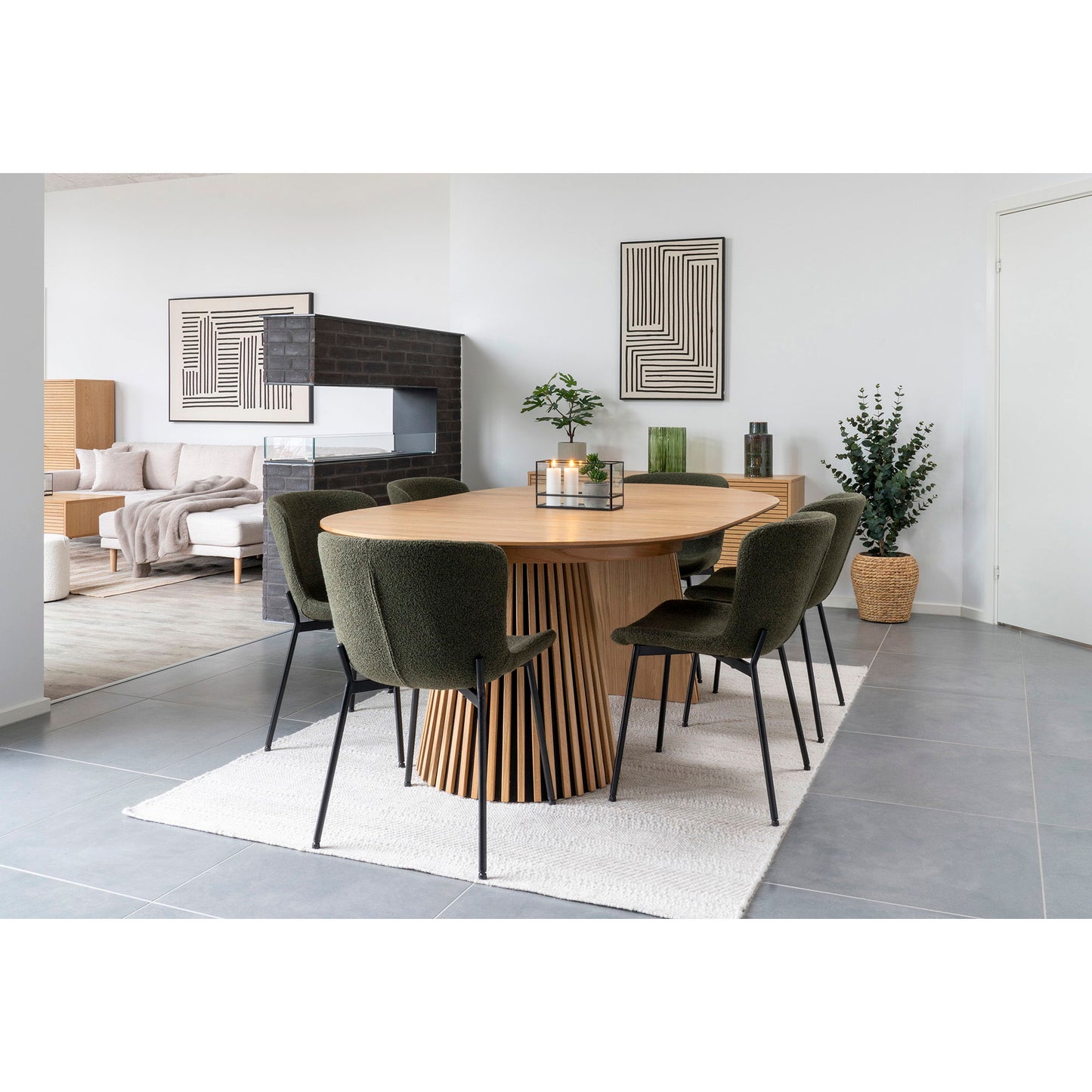 Arbre d’eucalyptus artificiel vert – Ht 120 cm