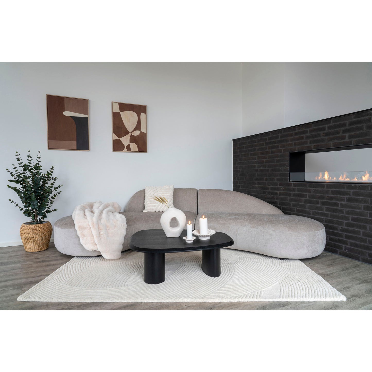 Arbre d’eucalyptus artificiel vert – Ht 120 cm