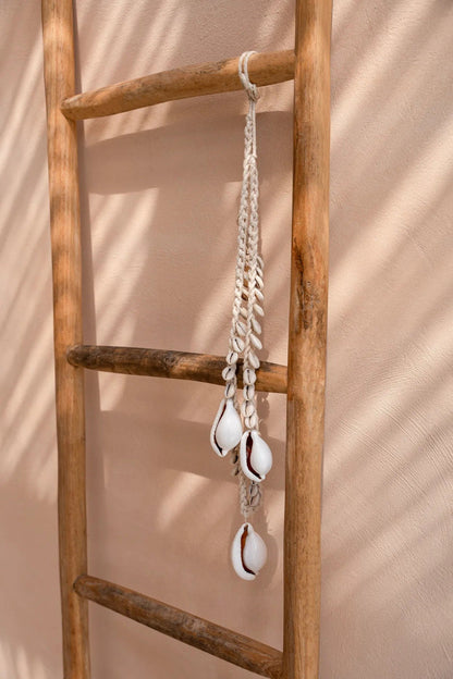 Le Collier Big White Cowrie - Blanc