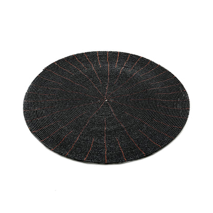 Le Set de Table Perlé - Noir