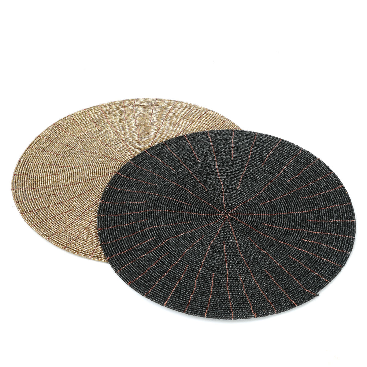 Le Set de Table Perlé - Noir