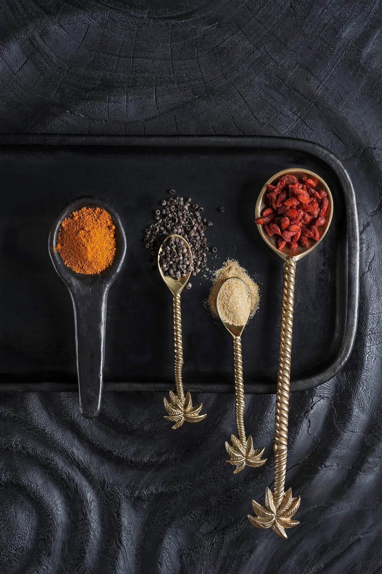 La Cuillère à Salade Palmier - Or