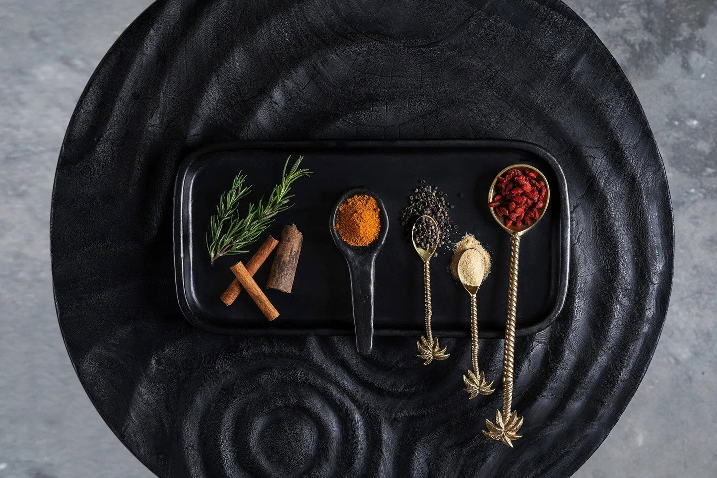 La Cuillère à Salade Palmier - Or