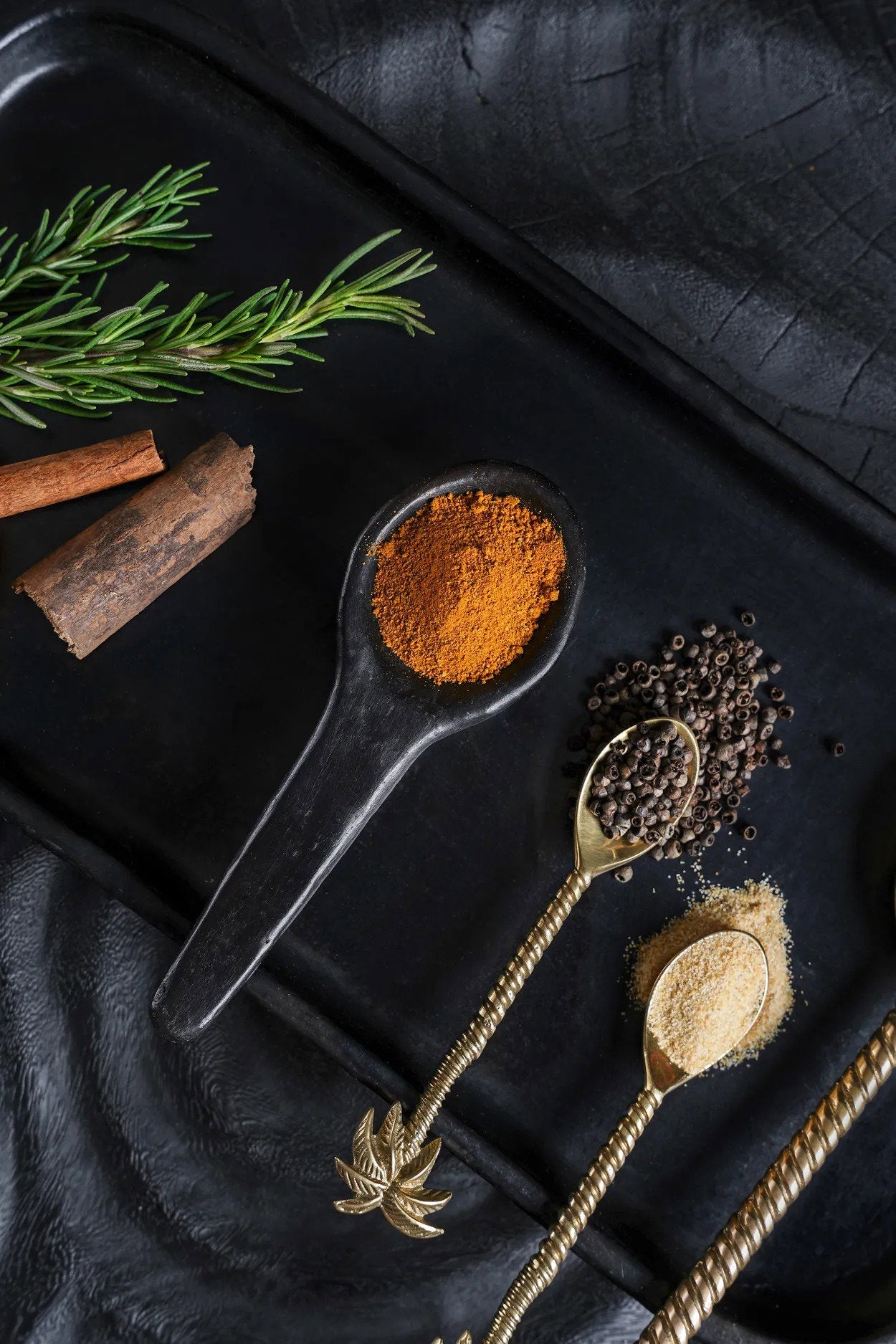 La cuillère à café Palmier - Or