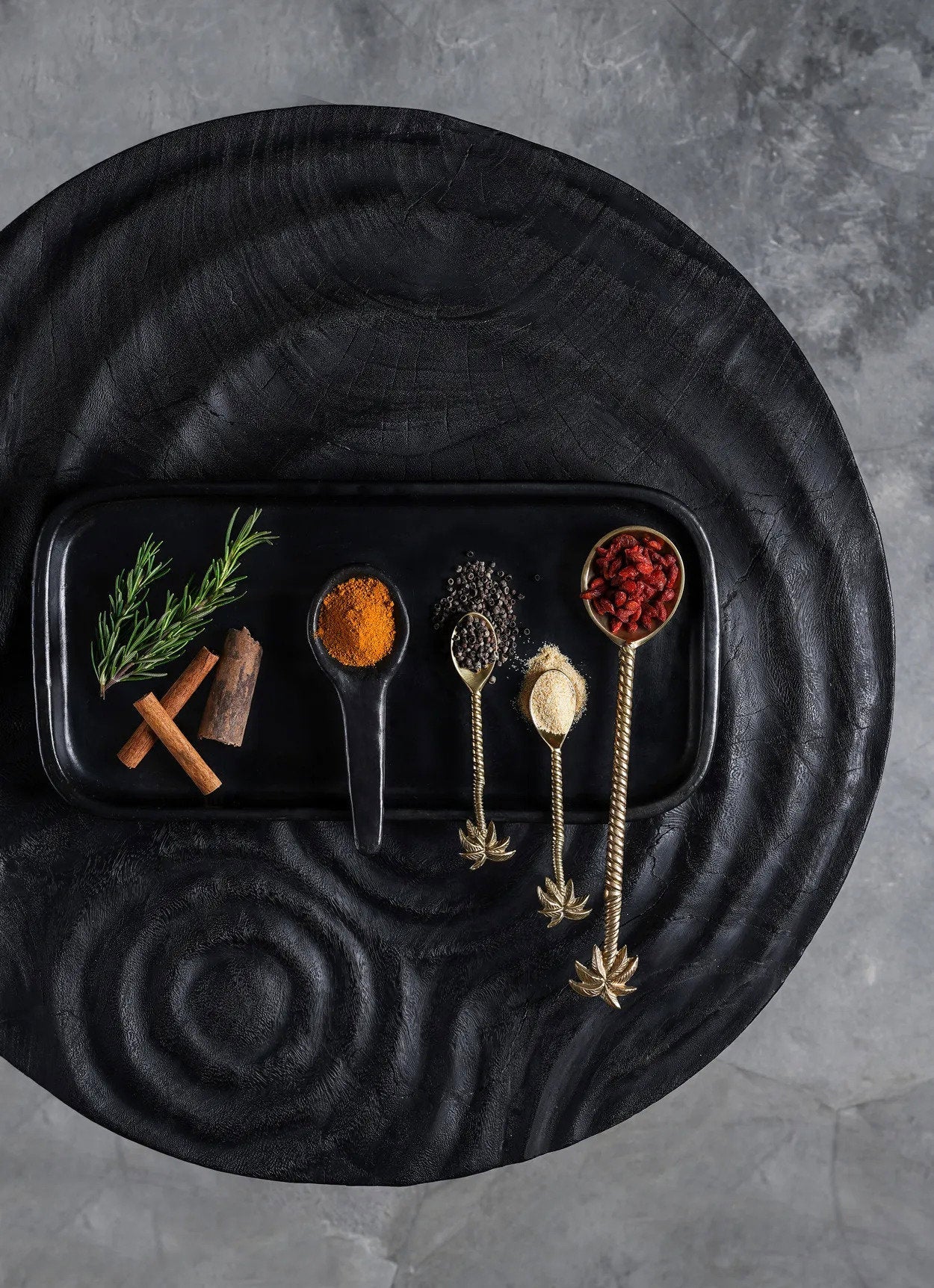 La cuillère à café Palmier - Or