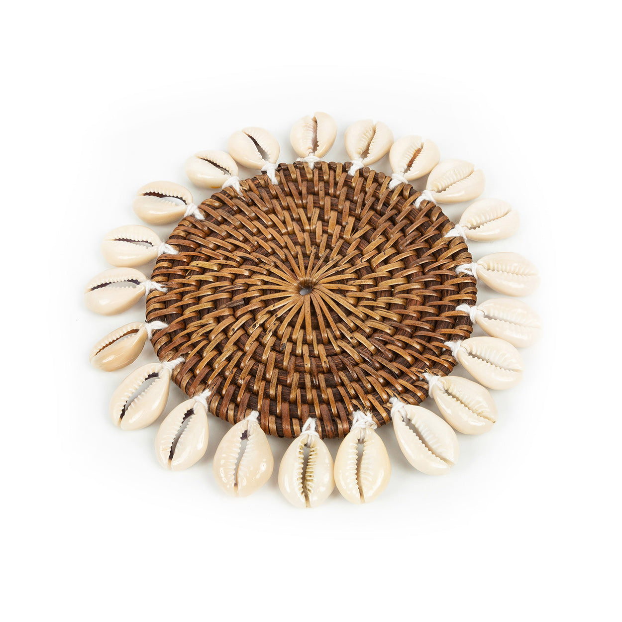 Le Sous-verre Colonial Shell - Brun Naturel