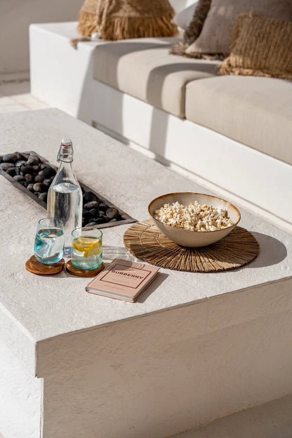 Le Sous-Verre Boho racine de teck