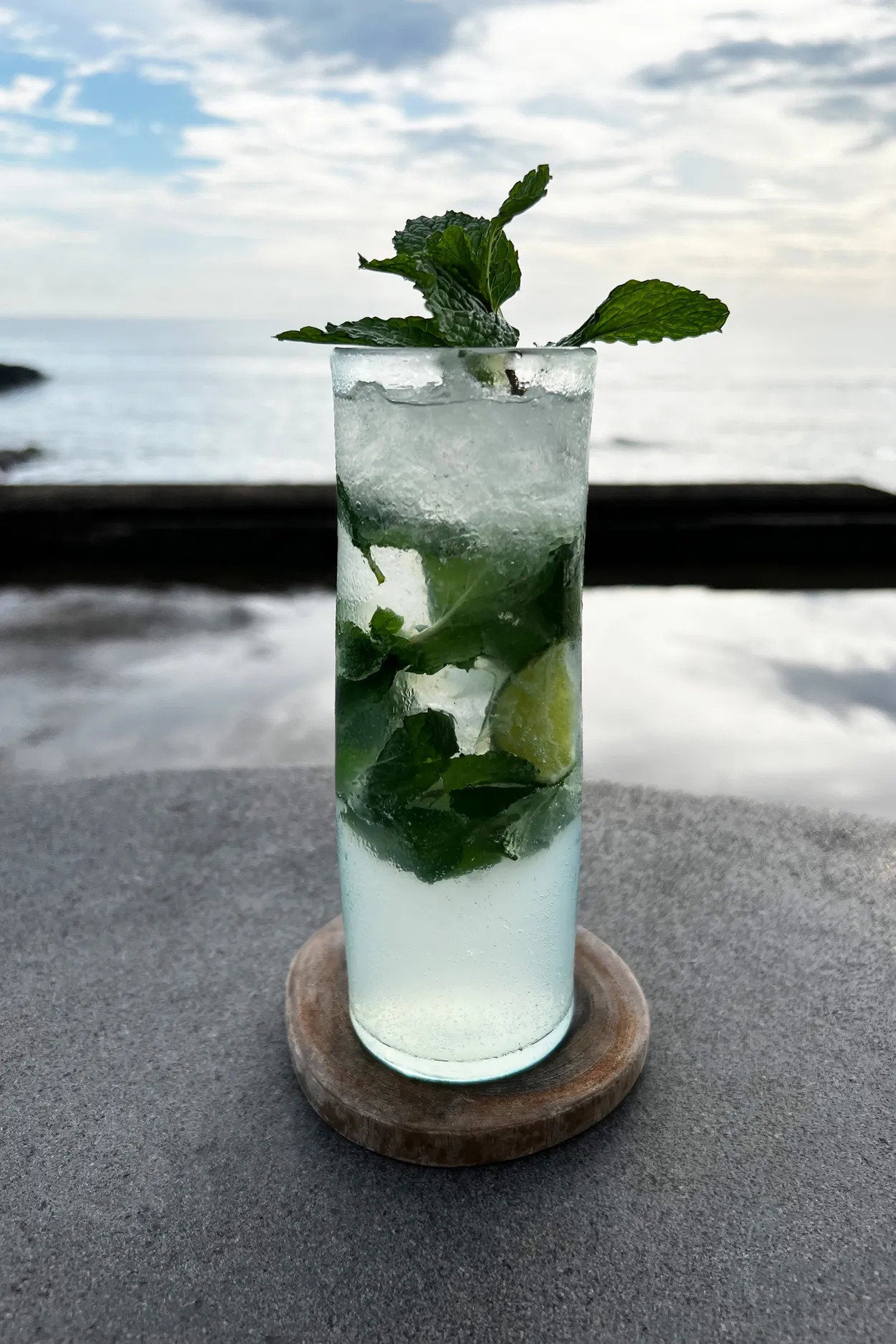 Le Sous-Verre Boho racine de teck