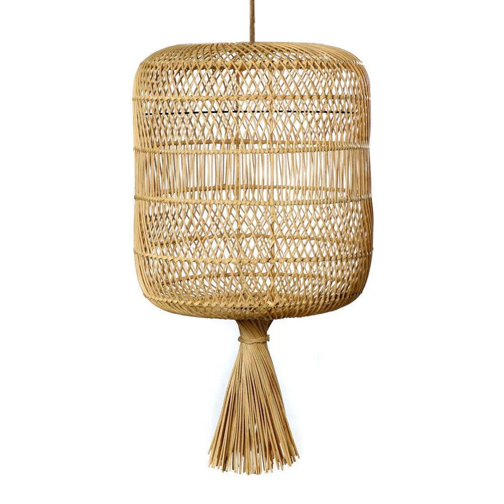 Suspension et Lampadaire The Dumpling - Naturel - L