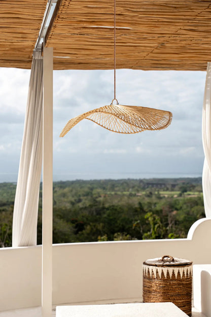 La Lampe Suspendue Chapeau - Naturel