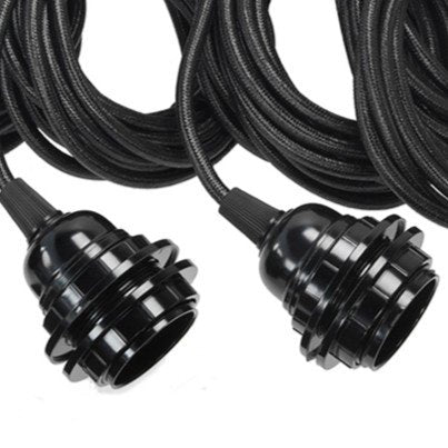 Luminaire pour plafond - Noir - 5 raccords