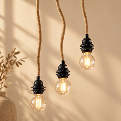 Luminaire pour Plafond - Naturel - 3 Luminaires