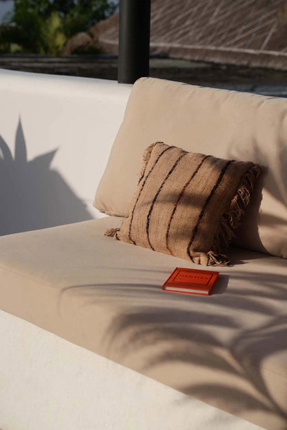 La Housse de Coussin Oh My Gee - Beige Noir - 40x40