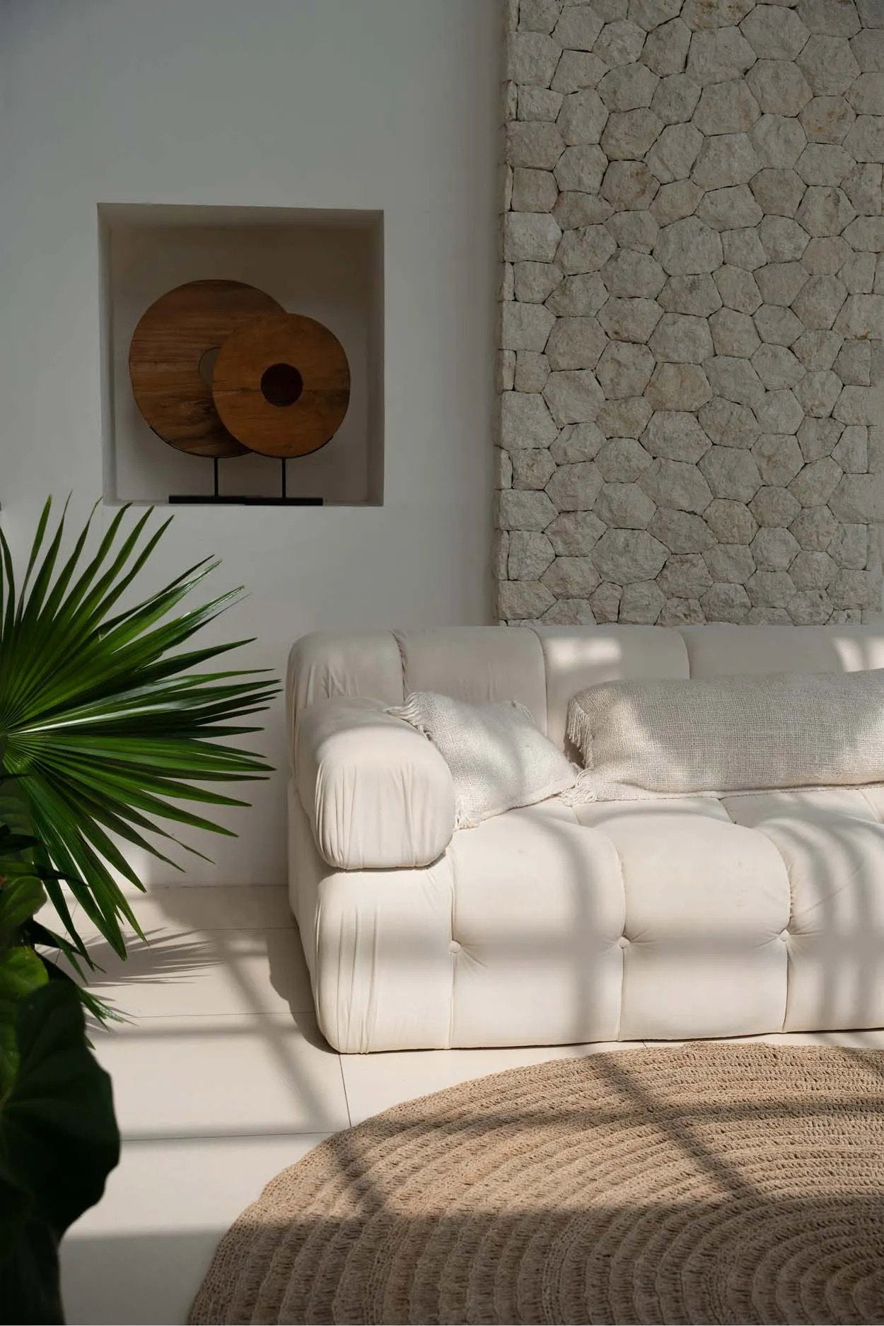 La Housse de Coussin Oh My Gee - Crème - 35x100