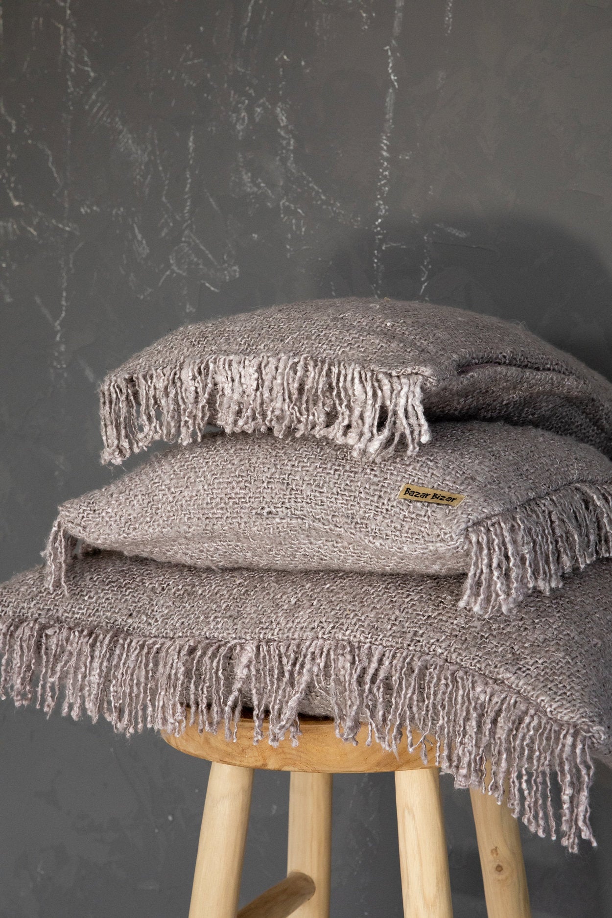 La Housse de Coussin Oh My Gee - Gris Perle - 30x50