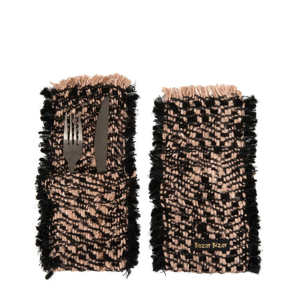 Sac à Couverts The Oh My Gee - Cuivre Noir - Lot de 4