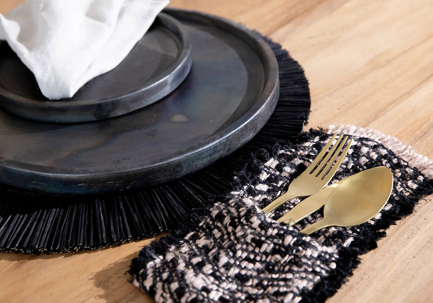 Sac à Couverts The Oh My Gee - Cuivre Noir - Lot de 4